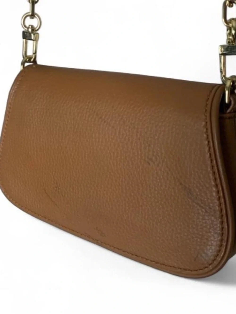 Tory Burch Britten Convertible Crossbody Bag Moose Brown